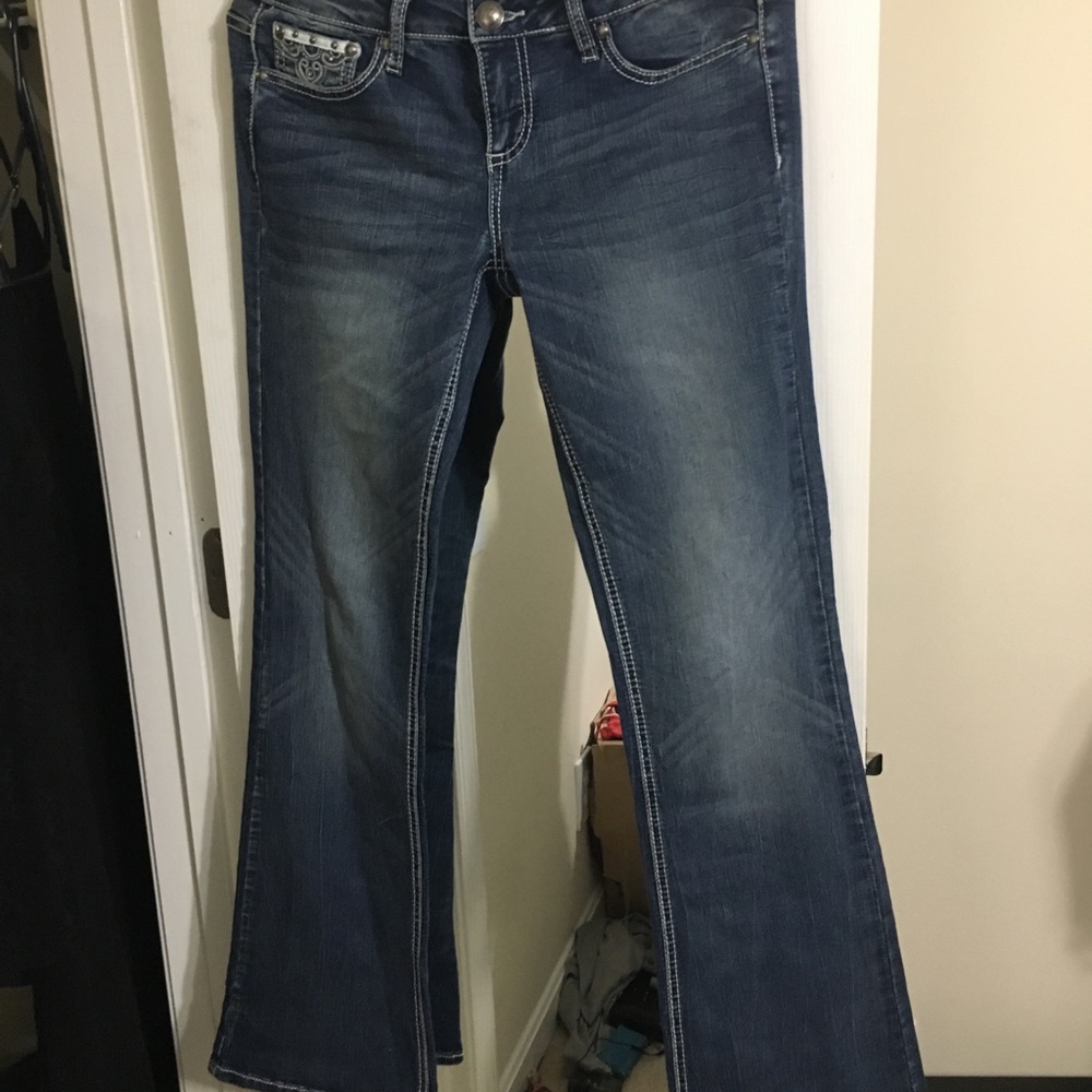 Soundgirl bootcut blue jeans size 7